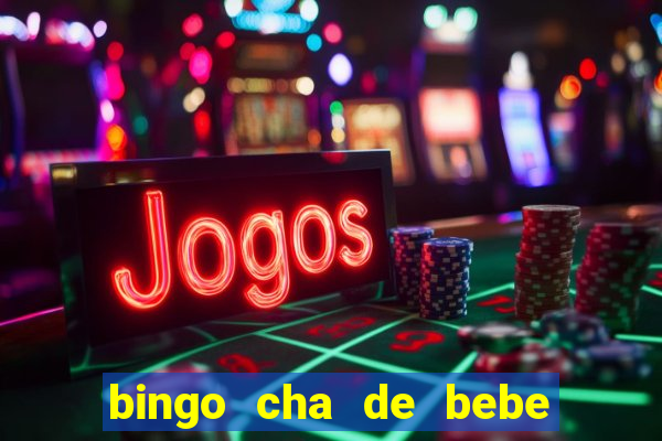 bingo cha de bebe cartelas para imprimir